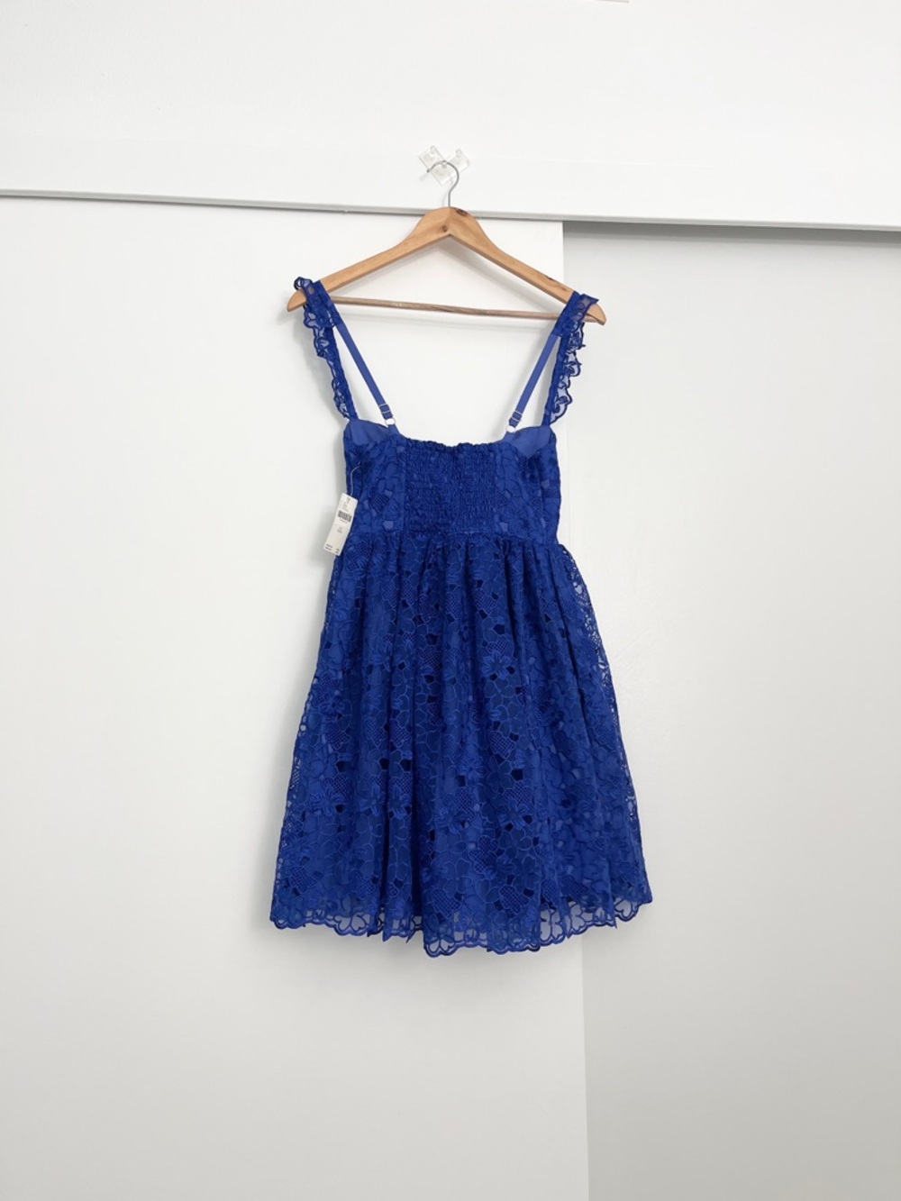 NWT Anthropologie Ruffle Lace Corset Mini Dress Size XXS - Picture 3 of 4